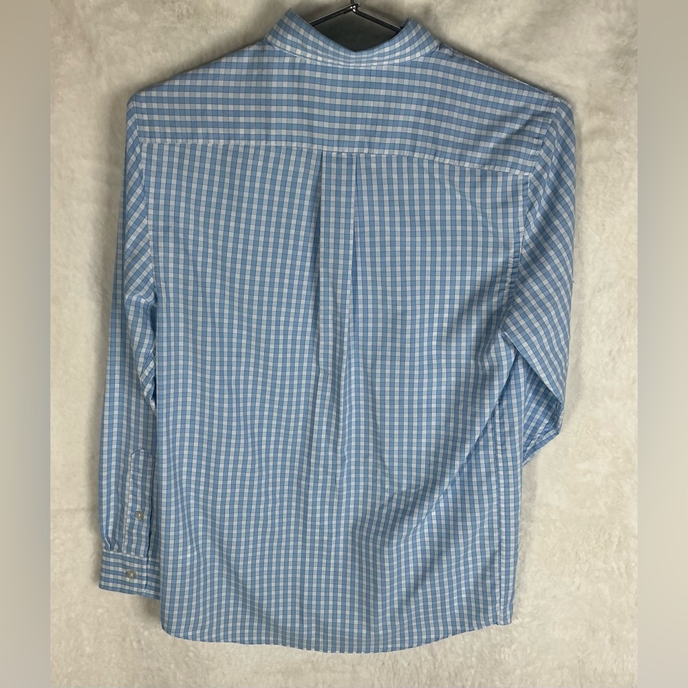 Vineyard Vines Blue and White Plaid Button Down Shirt - Picture 5 of 7